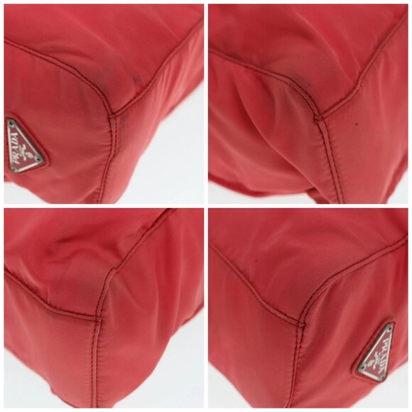 PRADA Hand Bag Nylon Pink Silver Auth ep5695 - Picture 15 of 15